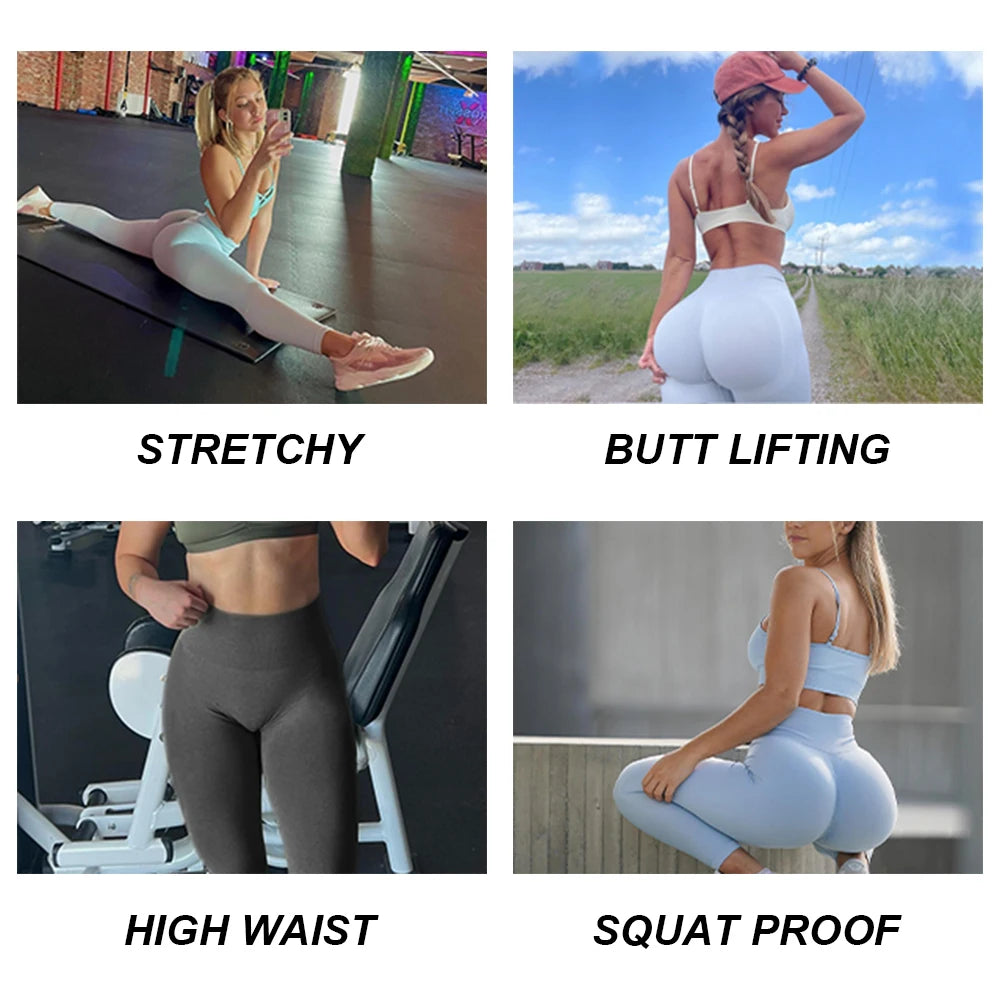 Seamless Push Up Sport Leggings